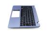 60.MRKN7.010 original Acer clavier incl. topcase DE (allemand) noir/bleu