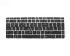 6037B0113104 original HP clavier DE (allemand) noir/argent mat avec mouse stick