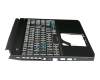 6037B0154104 original Acer clavier incl. topcase DE (allemand) noir/noir avec rétro-éclairage