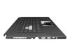6037B0211413 original Asus clavier incl. topcase DE (allemand) noir/noir avec rétro-éclairage