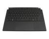 6037B0303201 original IEC clavier incl. topcase US (anglais) noir/noir avec rétro-éclairage