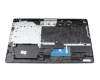 6070B138101 original HP clavier incl. topcase DE (allemand) noir/noir (avec TP/DVD, structure de surface \"Diamond)