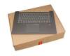 6620332179 original Lenovo clavier incl. topcase DE (allemand) gris/gris avec rétro-éclairage