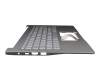 6B.A0MN2.014 original Acer clavier incl. topcase DE (allemand) argent/argent avec rétro-éclairage