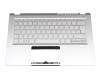 6B.AB1N2.014 original Acer clavier incl. topcase DE (allemand) argent/argent avec rétro-éclairage
