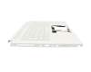6B.C5NN7.011 original Acer clavier incl. topcase DE (allemand) blanc/blanc avec rétro-éclairage