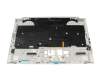 6B.C6XN7.011 original Acer clavier incl. topcase DE (allemand) blanc/blanc avec rétro-éclairage