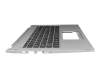 6B.HQ7N1.029 original Acer clavier incl. topcase CH (suisse) noir/argent avec rétro-éclairage