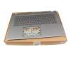6B.J02N8.019 original Acer clavier incl. topcase CH (suisse) gris/gris avec rétro-éclairage