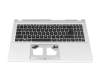 6B.J7WN2.014 original Acer clavier incl. topcase DE (allemand) noir/argent