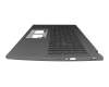 6B.K3BN2.019 original Acer clavier incl. topcase FR (français) gris/gris avec rétro-éclairage