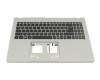 6B.KBRN2.014 original Acer clavier incl. topcase DE (allemand) noir/gris avec rétro-éclairage