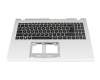 6B.KDHN8.078 original Acer clavier incl. topcase DE (allemand) noir/argent