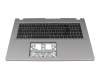6B.KDKN8.020 original Acer clavier incl. topcase DE (allemand) noir/gris