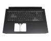 6B.QCHN2.014 original Acer clavier incl. topcase DE (allemand) noir/noir avec rétro-éclairage