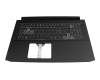 6B.QCHN2.015 original Acer clavier incl. topcase CH (suisse) noir/noir avec rétro-éclairage