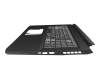 6B.QCHN2.015 original Acer clavier incl. topcase CH (suisse) noir/noir avec rétro-éclairage
