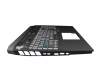 6B.QCPN7.011 original Acer clavier incl. topcase DE (allemand) noir/noir avec rétro-éclairage