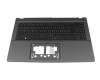 6B.QGCN7.011 original Acer clavier incl. topcase DE (allemand) noir/noir avec rétro-éclairage