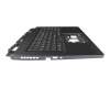 6B.QGWN2.014 original Acer clavier incl. topcase DE (allemand) noir/noir avec rétro-éclairage