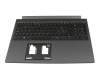 6B.QHDN2.015 original Acer clavier incl. topcase CH (suisse) noir/gris avec rétro-éclairage