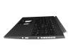 6B.QHDN2.015 original Acer clavier incl. topcase CH (suisse) noir/gris avec rétro-éclairage