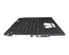 6B.QX2N7.011 original Acer clavier incl. topcase DE (allemand) noir/noir avec rétro-éclairage