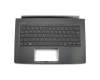 6BGLCN2010 original Acer clavier incl. topcase DE (allemand) noir/noir avec rétro-éclairage