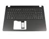 6BHF8N2014 original Acer clavier incl. topcase DE (allemand) noir/noir