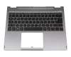6BHQUN1020 original Acer clavier incl. topcase DE (allemand) noir/gris avec rétro-éclairage