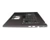 6BKCWN7009 original Acer clavier incl. topcase DE (allemand) moir/blanc/gris avec rétro-éclairage