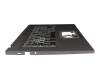 6BKCWN7009 original Acer clavier incl. topcase DE (allemand) moir/blanc/gris avec rétro-éclairage