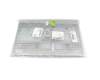6BKDHN8078 original Acer clavier incl. topcase DE (allemand) noir/argent