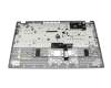 6BKHLN8023 original Acer clavier incl. topcase DE (allemand) noir/gris avec rétro-éclairage