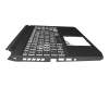 6BQCCN2014 original Acer clavier incl. topcase DE (allemand) moir/blanc/noir avec rétro-éclairage