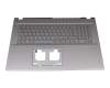 7137900002 original Acer clavier incl. topcase DE (allemand) gris/gris avec rétro-éclairage
