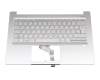 71NIO2BO015 original Acer clavier incl. topcase DE (allemand) argent/argent avec rétro-éclairage