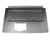 81605047K201 original Acer clavier incl. topcase DE (allemand) noir/noir