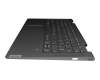 8SSN20W85087L original Lenovo clavier incl. topcase DE (allemand) gris/gris avec rétro-éclairage