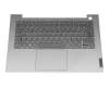 8SSN20Z38425 original Lenovo clavier incl. topcase DE (allemand) gris foncé/gris avec rétro-éclairage