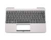 90NB074B-R31GE0 original Asus clavier incl. topcase DE (allemand) noir/gris