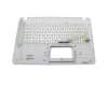 90NB0B32-R31GE0 original Asus clavier incl. topcase DE (allemand) blanc/blanc support ODD inclus