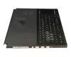 90NB0GU1-R31GE0 original Asus clavier incl. topcase DE (allemand) noir/noir avec rétro-éclairage