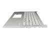 90NB0ZR1-R30GE0 original Asus clavier incl. topcase DE (allemand) gris/argent