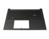90NB10R1-R30GE0 original Asus clavier incl. topcase DE (allemand) noir/noir avec rétro-éclairage