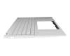 90NB14C3-R31GE1 original Asus clavier incl. topcase DE (allemand) argent/argent avec rétro-éclairage