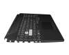 90NR05V6-R31GE0 original Asus clavier incl. topcase DE (allemand) noir/transparent/noir avec rétro-éclairage