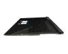 90NR08L2-R31GE0 original Asus clavier incl. topcase DE (allemand) noir/noir/transparent /gris avec rétro-éclairage