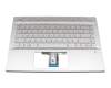 910300195720 original Primax clavier incl. topcase DE (allemand) argent/argent avec rétro-éclairage