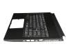 95717G11EC24 original MSI clavier incl. topcase DE (allemand) noir/noir